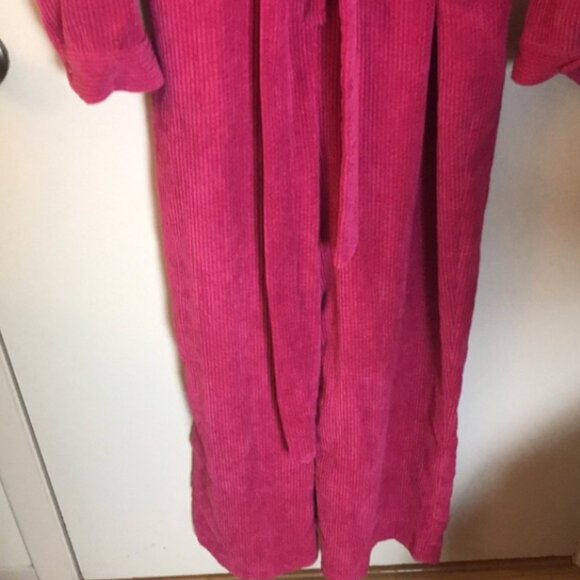 Wild Fable Pink Corduroy Long Sleeves Jumpsuit Size XL - Picture 7 of 8